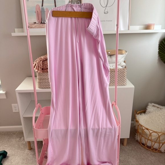 SKIMS Cherry Blossom Long Sleeve Pajama Set | Pink | XL - Picture 4 of 12